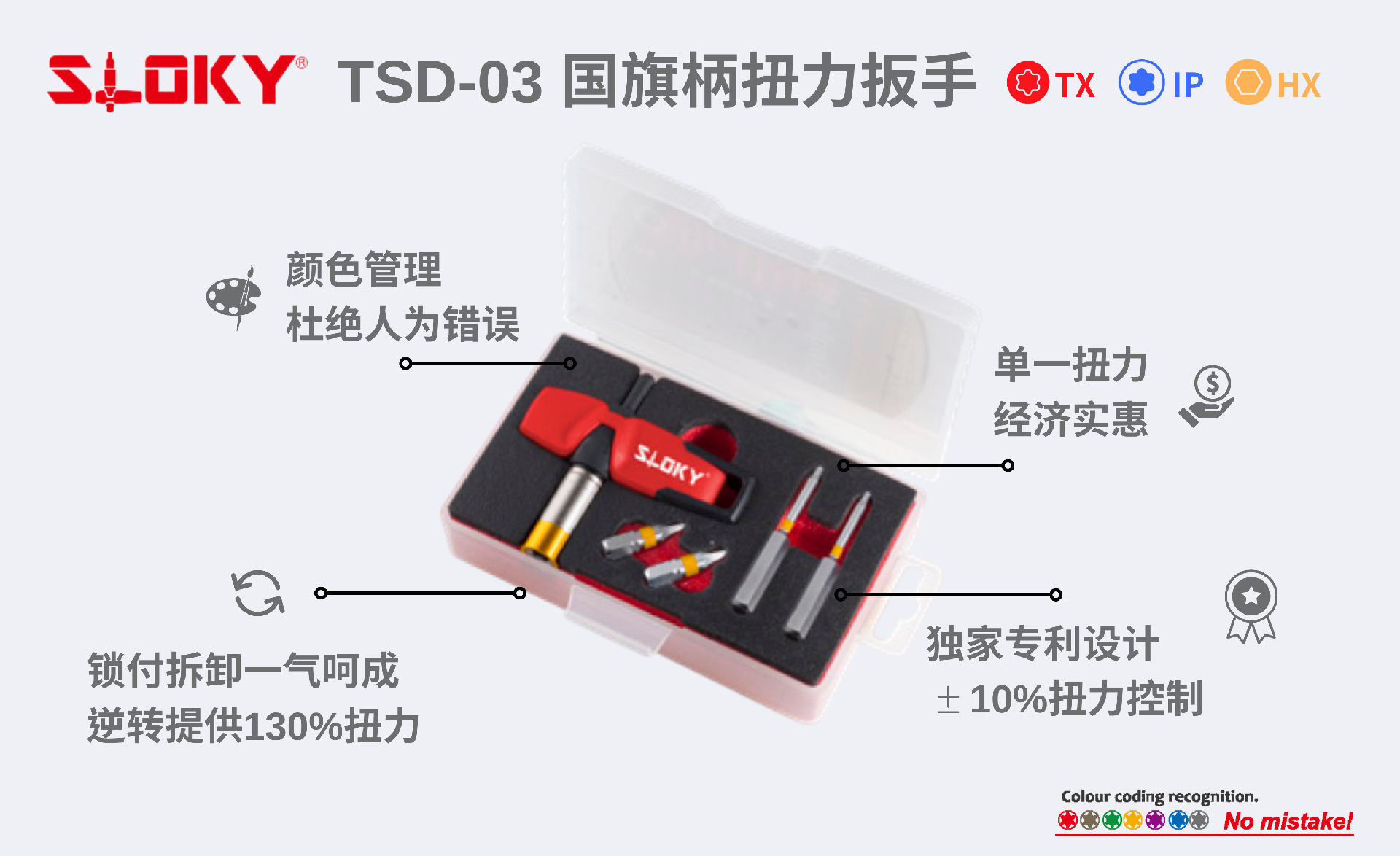 SLOKY国旗柄单支组 （TSD-03）